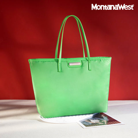 MWC-230A   Montana West Carry-All Tote - Light Green