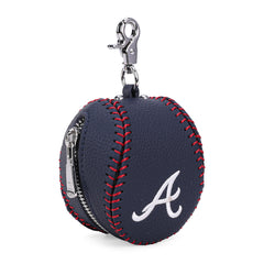 MLB-AB 108   MLB Atlanta Braves Team Key Chain Pouch