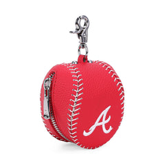 MLB-AB 108   MLB Atlanta Braves Team Key Chain Pouch