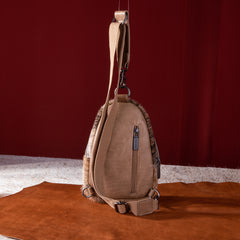 WG106-S9110   Wrangler Sling Bag/Crossbody/Chest Bag  - Khaki