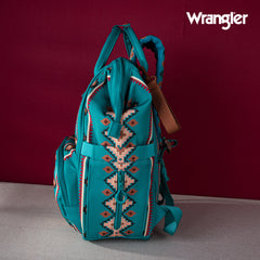 WG2204-9110  Wrangler Wrangler Aztec Printed Callie Backpack - Green