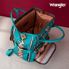 WG2204-9110  Wrangler Wrangler Aztec Printed Callie Backpack - Green