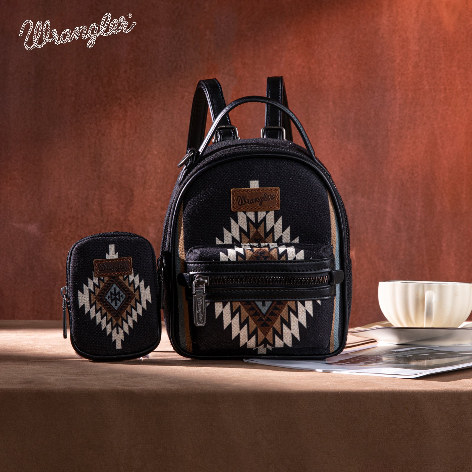 WG174-8601 Wrangler Southwestern Knitted Mini Backpack With Coin Pouch – MONTANA WEST U.S.A