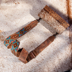 PST-2013  Montana West Western Guitar Style Embroidered Crossbody Strap