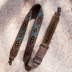 PST-2013  Montana West Western Guitar Style Embroidered Crossbody Strap