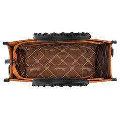 WG83G-8260  Wrangler Whipstitch Tote/Crossbody -Brown