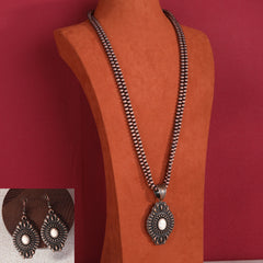WJ-1017  Rustic Couture  Bohemian Jewelry Sets Pendant Necklace Earrings