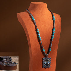 WJ-1029  Rustic Couture  Bohemian Jewelry Sets Pendant Necklace Earrings