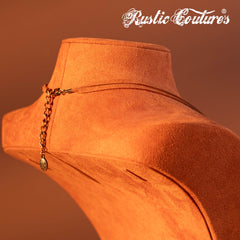 WNS-1029  Wrangler  Jewelry Sets Bohemian Pendant Necklace Earrings