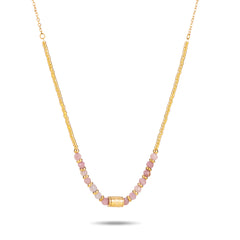 WNS-1079  Wrangler Western 14K Chain Boho Necklace Retro Pendant