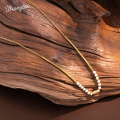 WNS-1079  Wrangler Western 14K Chain Boho Necklace Retro Pendant