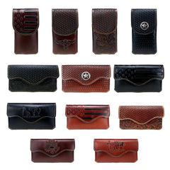 RLP-Prepack  Montana West Genuine Leather Belt Loop Holster Cell Phone Case Pre-Pack Assorted Styles (36pcs/Box)