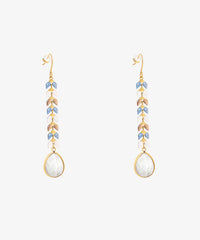 Wrangler Demeter’s Tear Onyx Earrings Warm Grey