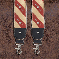 PST-1008  Montana West Western Guitar Style Vintage American Flag Color Crossbody Strap