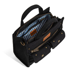 LEE53-001   LEE  Waxed Canvas Tote/Crossbody