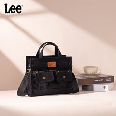 LEE53-001   LEE  Waxed Canvas Tote/Crossbody