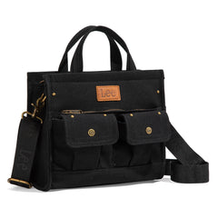 LEE53-001   LEE  Waxed Canvas Tote/Crossbody