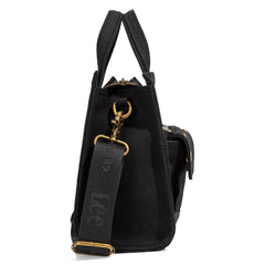 LEE53-001   LEE  Waxed Canvas Tote/Crossbody