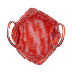 LEE64-001  LEE Plaid Cotton Tote/ Extra Large Tote