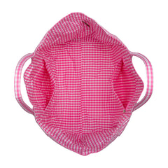 LEE64-001  LEE Plaid Cotton Tote/ Extra Large Tote