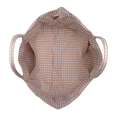 LEE64-001  LEE Plaid Cotton Tote/ Extra Large Tote