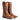 PLT-703605 Western Women's Flame Embroidered Cowgirl Vegan Leather Boots