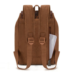 TR185-9110   Trinity Ranch Genuine Hair-On Cowhide Tooled Backpack - Brown