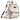 WG102-8600 Wrangler Cow Print Trimmed Mini Backpack With Coin Pouch - Tan