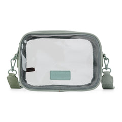 WG229-603  Wrangler Clear Crossbody Bag/Stadium Bag - Green