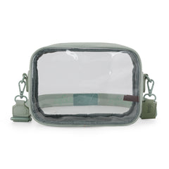 WG229-603  Wrangler Clear Crossbody Bag/Stadium Bag - Green