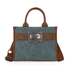WG250-81202JN  Wrangler Buckle Tote/Crossbody -Jean