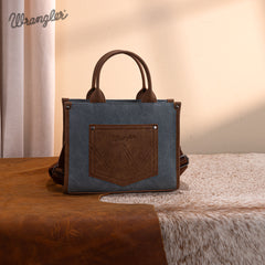 WG250-81202JN  Wrangler Buckle Tote/Crossbody -Jean