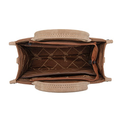 WG250-81202BR    Wrangler Buckle Tote/Crossbody -Brown