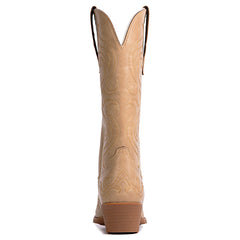 PLT-703602A  Western Women's Vintage Embroidered Round Toe Cowgirl Vegan Leather Boots