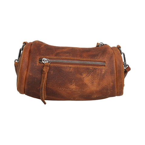 RLC-L156 Montana West Real Leather Cow-Hide Collection Mini Barrel Bag