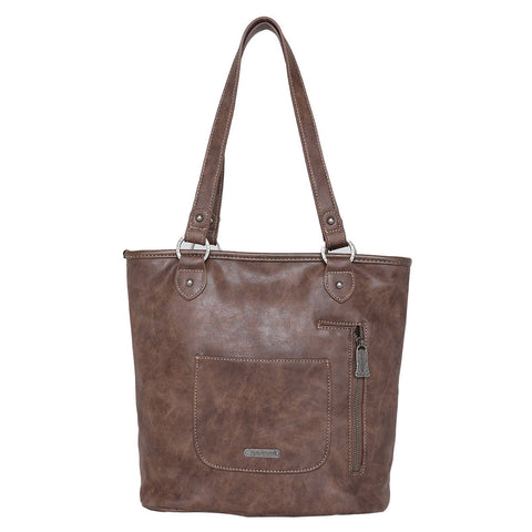 TR117G-8113 Trinity Ranch Hair-On Leather Collection Concealed Carry Tote