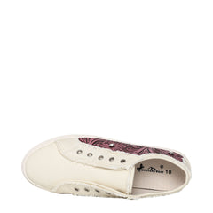 900-S025  Montana West Floral Canvas Shoes - By Case (12 Pairs/Case) - Pink
