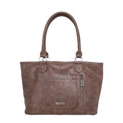 TR117G-8317 Trinity Ranch Hair-On Leather Collection Concealed Carry Wide Tote