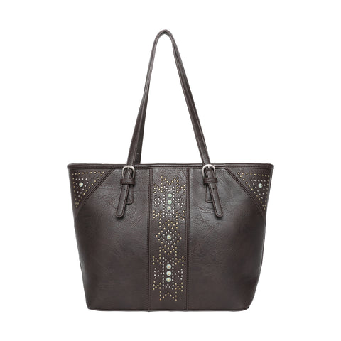 MWC3-G057 Montana West 3PCs Aztec Studded Set Tote/Crossbody/Wallet