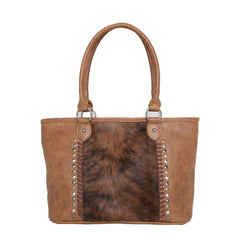 TR117G-8317 Trinity Ranch Hair-On Leather Collection Concealed Carry Wide Tote