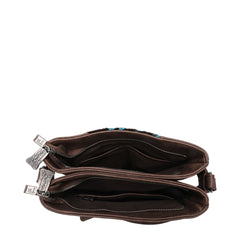 TR117G-9360 Trinity Ranch Hair-On Leather Collection Concealed Carry Crossbody