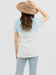 Women's Mineral Wash “Tribe” Graphic Short Sleeve Tee DL-T022