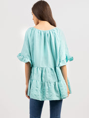 American Bling Women Crepe Fabric Blouse AB-T1032