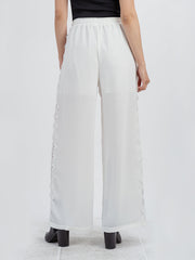American Bling Women Lace Tie Waist Trousers AB-P1048