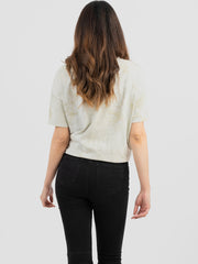 Delila Women Mineral Wash Rodeo Print Tee DL-T046