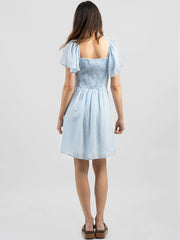 American Bling Women Dobby Dress With Knot AB-D1016（Prepack 6 Pcs）