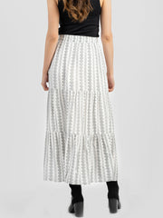 American Bling Women Floral Print Layered Skirt AB-SK1056