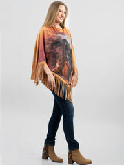 PCH-1728 Montana West Horse Collection Poncho