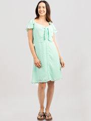 American Bling Women Dobby Dress With Knot AB-D1016（Prepack 6 Pcs）
