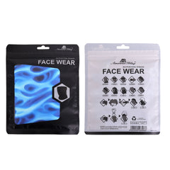 NFC-9007  Sugar Skull & Flower Print Neck Gaiter Face Mask Reusable, Washable Bandana /Head Wrap Scarf-1Pcs/Pack